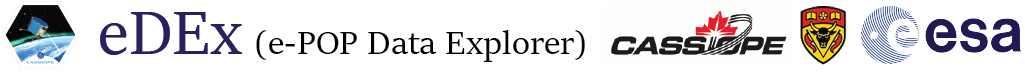 eDEx - e-POP Data Explorer